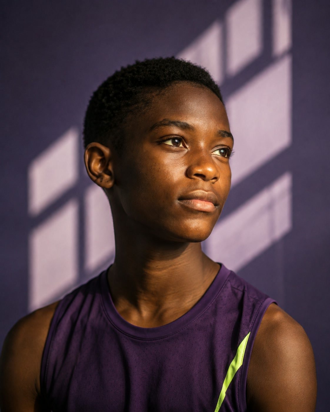 Verified youth athlete portrait